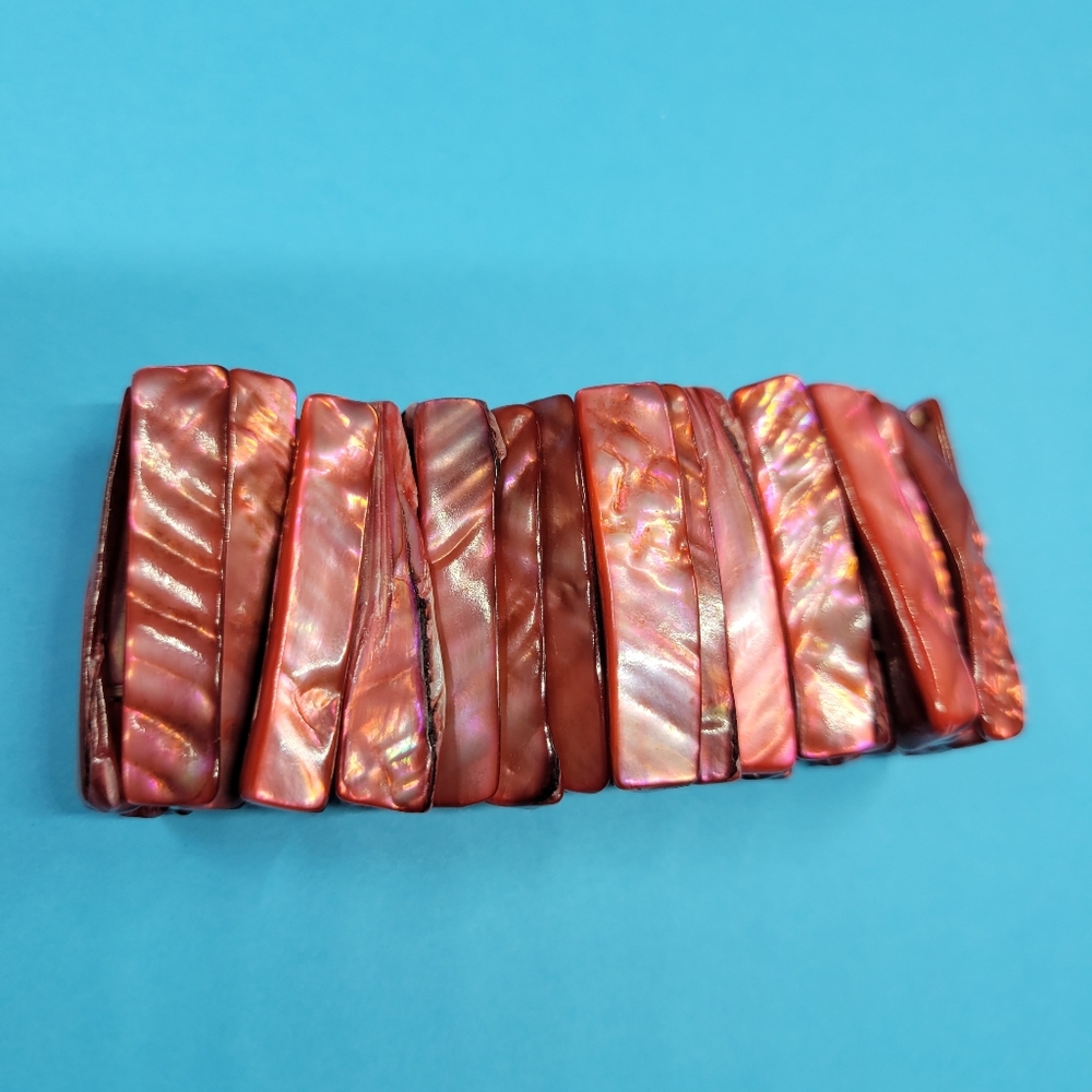 Abalone shell stretch bracelet